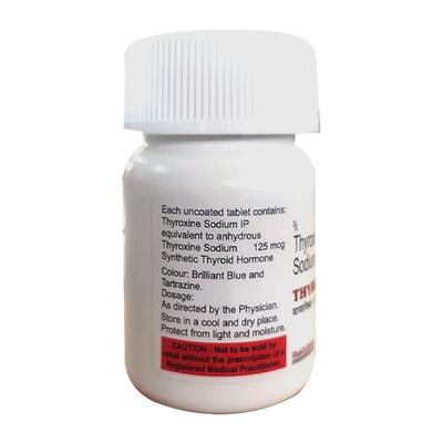 THYROX 125 Tablet 120's - Hypothyroidism
