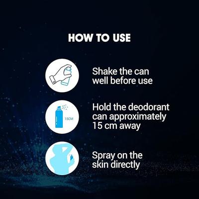 Bombay Shaving Company Black Vibe 150 ml x 4 Combo Deodorant Spray For Men 600 ml 4's - Men Deodorants/Roll-Ons