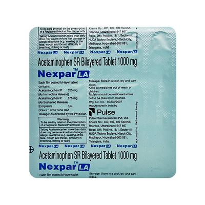 NEXPAR LA Tablet 15's - Fever-Ana