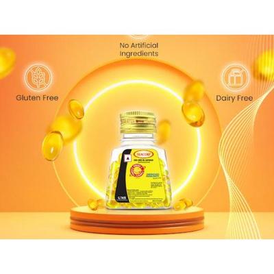 Seacod Cod Liver Oil Capsules 100's - Omega Fish Oil Fatty Acids