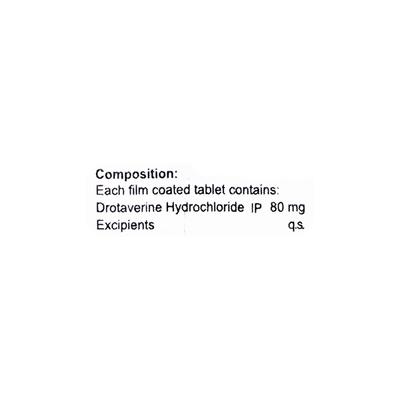 Droziver 80mg Tablet 10'S - Muscle Cramps/Spasticity-Ant