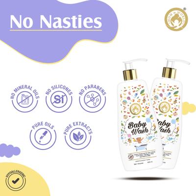 Mom & World Baby Wash 400 ml - Baby Body Wash