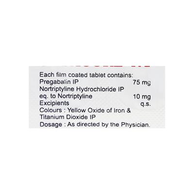 Gabacure NT Tablet 10'S - Neuropathic Pain-Dru