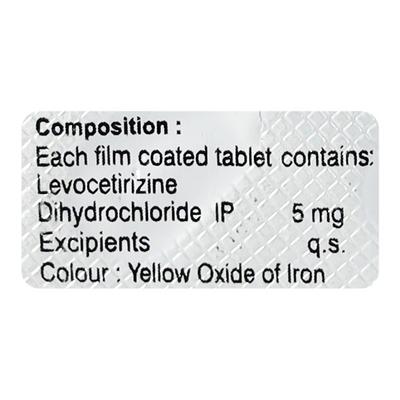 L Cetriver 5mg Tablet 10'S - Allergies-Ant