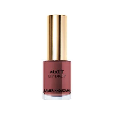 Samer Khouzami Matt Lip Drop Liquid Lipstick - Brandy 306 6 ml - Liquid Lipsticks