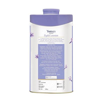 Yardley London Perfumed Talc - English Lavender 250 gm - Talcum Powders