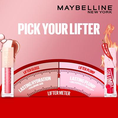 Maybelline New York Lifter Plump - Plumping Lip Gloss, Mauve Bite 5 ml - Lip Glosses