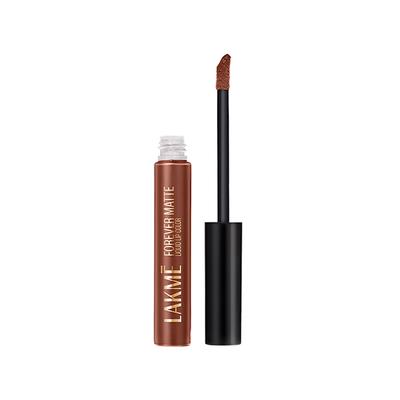 Lakme Forever Matte Liquid Lip, 16hr Lipstick, Nude Twist, 5.6ml - Liquid Lipsticks