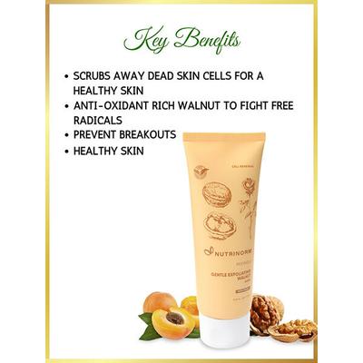 Nutrinorm Gentle Exfoliating Walnut Scrub 100 ml - Face Scrubs