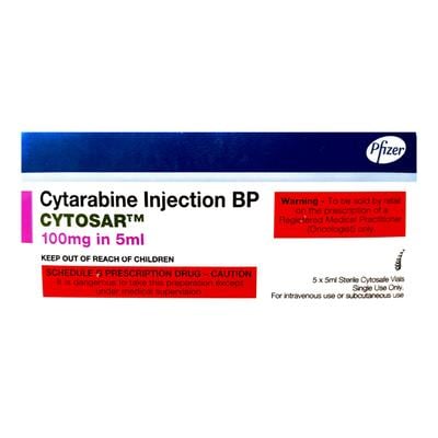 Cytosar 100mg Injection 5ml - Cancer Oncology-Tar
