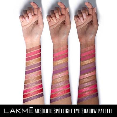 Lakme Absolute Spotlight Eye Shadow Palette Smokin Glam 12 gm - Eyeliners