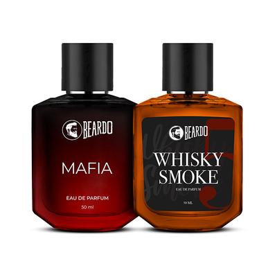 Beardo Whisky Smoke Edp 50ml & Mafia Edp 50ml Perfume For Men 1's - Men Perfumes (Edt/Edp)