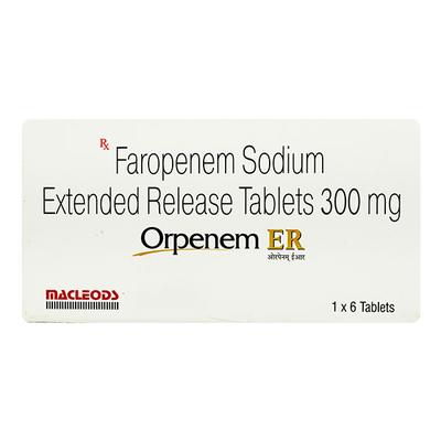 Orpenem ER 300mg Tablet 6'S - Bacterial Infections-OBL
