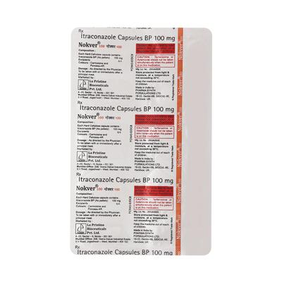 Nokver 100mg Capsule 10'S - Fungal Infections-Anf