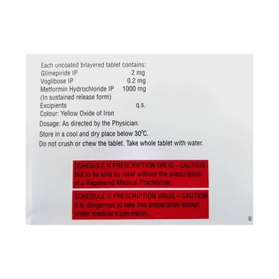 VOLIX TRIO DS 2 Tablet 10's - Diabetes-Ant