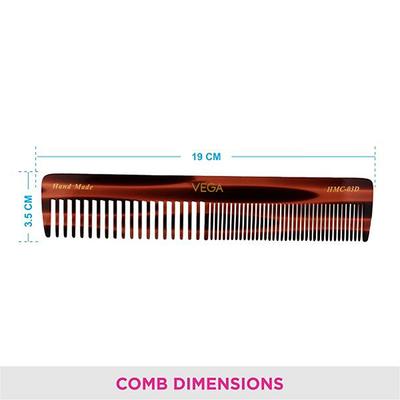 Vega Handcrafted Comb (Hmc - 03D) - Hair Combs