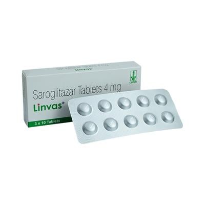 LINVAS 4mg Tablet 10's - Diabetes-Ant