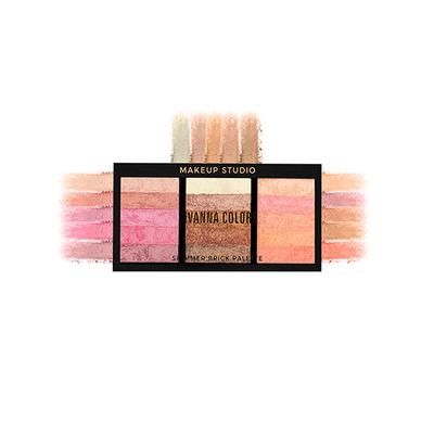 Sivanna Colors Shimmer Brick Palette - HF389 01 20 gm - Face Palettes