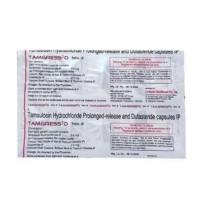 Tamgress D Capsule 10'S - Bladder And Prostate Disorders-Dru