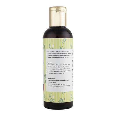 Skivia Curry Patta Anti Grey Hair Oil With Vitamin E & Amla -Unisex 100 ml - Hair Oils