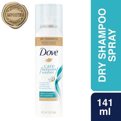 Dove Fresh Coconut Dry Shampoo for Oily Scalp & Dull Hair 141 ml - Dry Shampoos & Conditioners