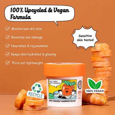The Face Shop Ugly Lovely Carrot Sleeping Mask 100 ml - Masks & Peels