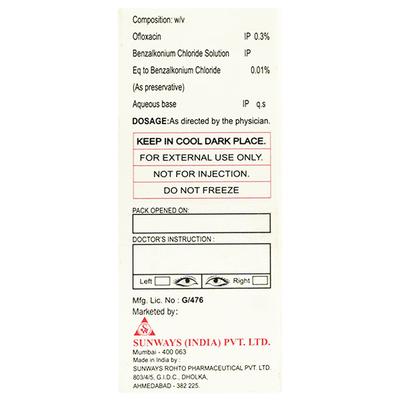 Oflo Eye Drops 5ml - Eye Infections-Eaa