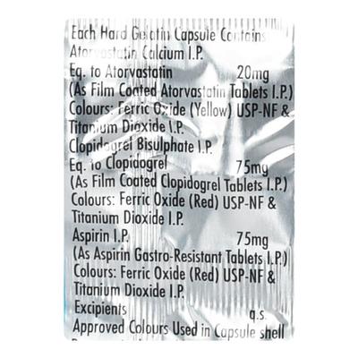 STATOR GOLD 20mg Capsule 15's - High Cholesterol-Dys