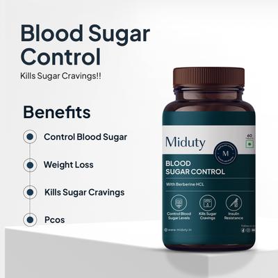 Miduty Blood Sugar Control Tablet 60's - Diabetes (Fitness)