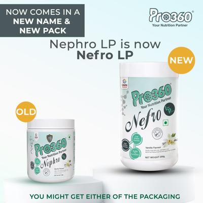 Pro360 Nephro LP Powder - Vanilla Flavour 200 gm - Protein Drink