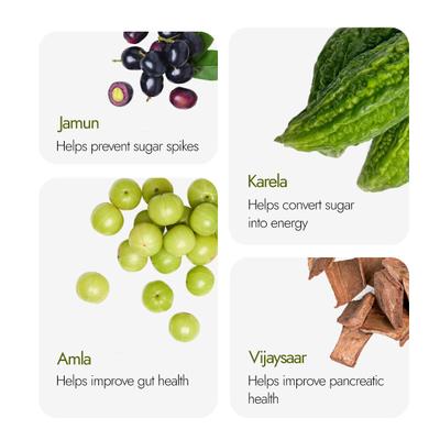 Kapiva Dia Foods Dia Free 2X Tablets 30's - Personal Care (Ayush)