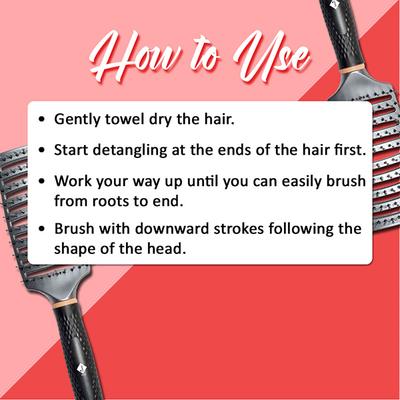 Jaquline USA VENT BRUSH WITH PIN (PROEDIT) 100 gm - Hair Brushes