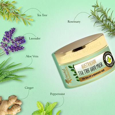 Oriental Botanics Hair Mask - Australian Tea Tree 200 gm - Hair Masks & Packs