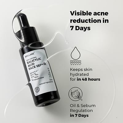 Brillare Salicylic Acid Face Serum For Oily, Acne Prone Skin 30 ml - Face Serum