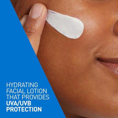 Cerave AM Facial Moisturizing Lotion - Normal to Dry Skin Day Cream With Sunscreen SPF 50 52 ml - Body Sunscreen