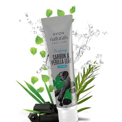 Avon Naturals Purifying Carbon Perilla Leaf Cleanser 100 gm - Face Wash & Cleansers