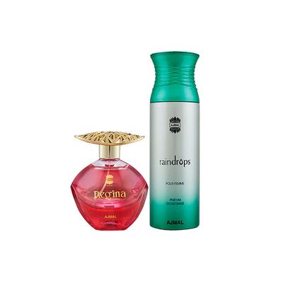 Ajmal Regina EDP Floral Fruity Perfume And Raindrops Femme Deodorant Floral Chypre Fragrance 300 ml - Women Perfumes (Edt/Edp)