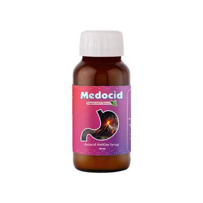 Medocid Antacid AntiGas Syrup - PepperMint Flavour 150 ml - Acidity