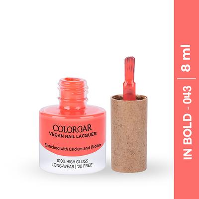 Colorbar Vegan Nail Lacquer - In Bold 8 ml - Nail Polish