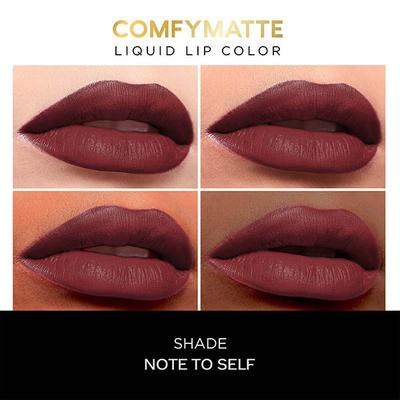 Faces Canada Comfy Matte Mini Liquid Lipstick- Note To Self + Fixed It For You 2.4ml each 2's - Liquid Lipsticks