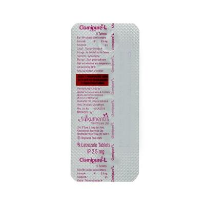 Clomipure L 2.5mg Tablet 5'S - Cancer Oncology-Hor
