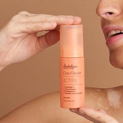 Indulgeo Essentials Cera Cleanse Activs - Ceramide Foaming Face Wash , 50 ml - Face Washes