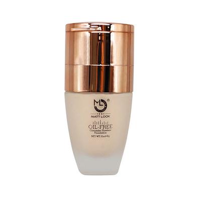 Matt Look Oil Free Concealer Flowless & Foundation -01 Fair (35ml+8gm) - Foundation