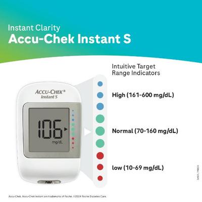 Accu-Chek Instant S Blood Glucose Monitor with Free 10 Test Strips - Blood Glucose Monitors/Strips