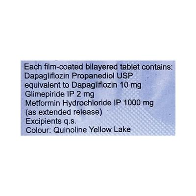 DIAPRIDE DM 2 FORTE Tablet 10's - Diabetes-Ant