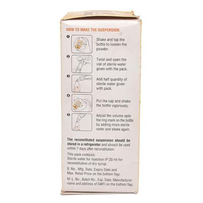 Zipod 100mg Dry Syrup 30ml - Bacterial Infections-Cep