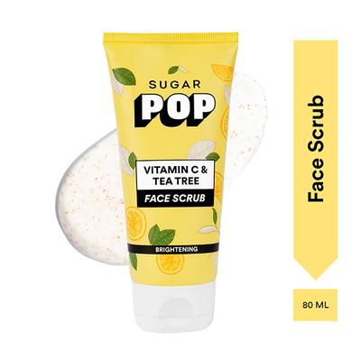 SUGAR POP Vitamin C & Tea Tree Face Scrub 80 ml - Face Scrubs
