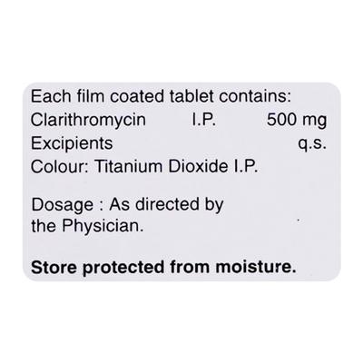 KLARIM 500 Tablet 4's - Bacterial Infections-Mac