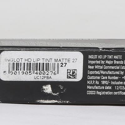 Inglot Hd Lip Tint Matte 27 5.5 ml - Lip Stains & Tints