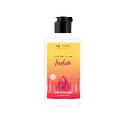 The Love Co. India Body Wash - Body Wash For Women - Hydrating - Moisturizing Body Care - 100% Vegan - Paraben Free 250 ml - Shower Gels & Body Wash